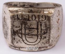 U1019 Kriegsmarine 1939-43 Navy U-boat WW2 German ring naval submarine U-Boot