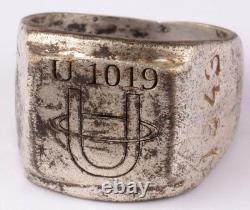 U1019 Kriegsmarine 1939-43 Navy U-boat WW2 German ring naval submarine U-Boot