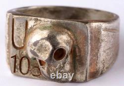 U103 Skull U-boat WW2 German ring naval submarine U-Boot Kriegsmarine Navy WWII