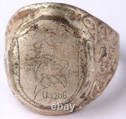 U1206 Shark U-boat WW2 German ring naval submarine U-Boot Kriegsmarine Navy WWII