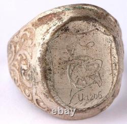 U1206 Shark U-boat WW2 German ring naval submarine U-Boot Kriegsmarine Navy WWII