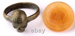U123 U-boat WW2 German ring naval submarine 1940-43 U-Boot Kriegsmarine 1943 Nav
