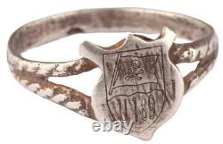 U189 U-boat WW2 German ring naval submarine 835 silver U-Boot Kriegsmarine Navy
