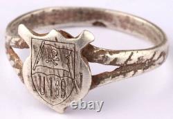 U189 U-boat WW2 German ring naval submarine 835 silver U-Boot Kriegsmarine Navy