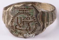 U20 Boot 1943 U-boat WW2 German ring naval submarine U-Boot Kriegsmarine Navy WW