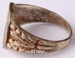 U249 U-boat on globe WW2 German ring naval submarine U-Boot Kriegsmarine Navy WW