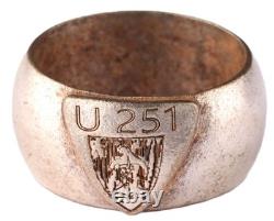 U251 Bear Shield U-boat WW2 German ring naval submarine U-Boot Kriegsmarine Navy