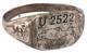 U2522 Fish logo U-boat WW2 German ring naval submarine U-Boot Kriegsmarine Navy