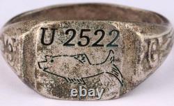 U2522 Fish logo U-boat WW2 German ring naval submarine U-Boot Kriegsmarine Navy