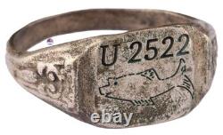 U2522 Fish logo U-boat WW2 German ring naval submarine U-Boot Kriegsmarine Navy