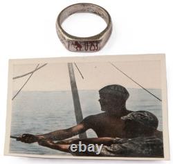 U253 Navy U-boat WW2 German ring naval submarine U-Boot Kriegsmarine Unterseeboo