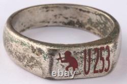 U253 Navy U-boat WW2 German ring naval submarine U-Boot Kriegsmarine Unterseeboo