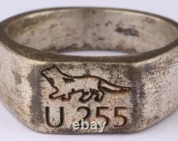 U255 Fox U-boat WW2 German ring naval submarine U-Boot Kriegsmarine Navy WWII