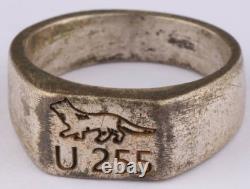 U255 Fox U-boat WW2 German ring naval submarine U-Boot Kriegsmarine Navy WWII