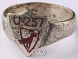 U257 U-boat WW2 U-Boot Kriegsmarine German ring naval submarine Navy Unterseeboo