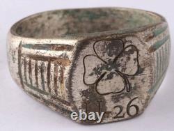 U26 4 Leaf clover U-boat WW2 German ring naval submarine U-Boot Kriegsmarine