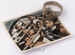 U26 4 Leaf clover U-boat WW2 German ring naval submarine U-Boot Kriegsmarine