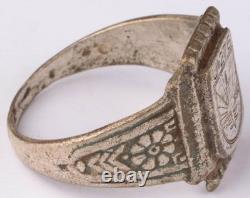 U276 Sword on Shield U-boat WW2 German ring naval submarine U-Boot Kriegsmarine