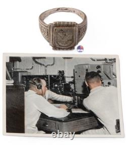 U276 Sword on Shield U-boat WW2 German ring naval submarine U-Boot Kriegsmarine