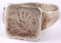 U30 U-boat WW2 German ring naval submarine 800 silver U-Boot Kriegsmarine Navy