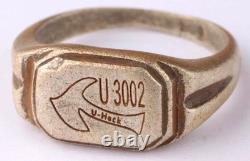 U3002 Ax U-boat 800 Silver WW2 German ring naval submarine U-Boot Kriegsmarine