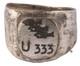 U333 Fish U-boat WW2 German ring naval submarine U-Boot Kriegsmarine Navy WWII