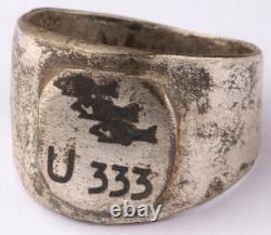 U333 Fish U-boat WW2 German ring naval submarine U-Boot Kriegsmarine Navy WWII