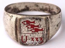 U333 Fish U-boat WW2 German ring naval submarine U-Boot Kriegsmarine Navy WWII