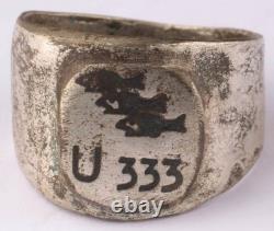 U333 Fish U-boat WW2 German ring naval submarine U-Boot Kriegsmarine Navy WWII