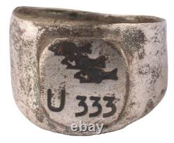 U333 Fish U-boat WW2 German ring naval submarine U-Boot Kriegsmarine Navy WWII