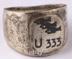 U333 Fish U-boat WW2 German ring naval submarine U-Boot Kriegsmarine Navy WWII