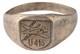 U415 Ship U-boat WW2 German ring submarine 835 Silver U-Boot Kriegsmarine Navy