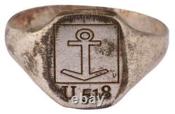 U518 Anchor U-boat WW2 German ring naval submarine U-Boot Kriegsmarine Navy WWII