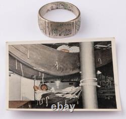 U58 Top hat 1941 U-boat WW2 German ring naval submarine U-Boot Kriegsmarine Navy