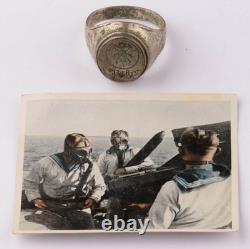 U581 Spider in Circle U-boat WW2 German ring naval submarine U-Boot Kriegsmarine
