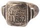 U662 Elephant U-boat WW2 German ring naval submarine U-Boot Kriegsmarine Navy WW