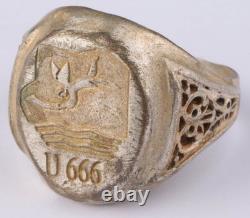U666 Fallen Angel U-boat WW2 German ring naval submarine U-Boot Kriegsmarine Nav