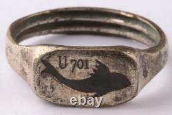 U701 U-boat WW2 German ring made from a nut naval submarine U-Boot Kriegsmarine