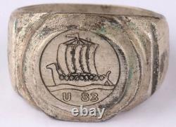 U83 Viking battleship U-boat WW2 German ring naval submarine U-Boot Kriegsmarine