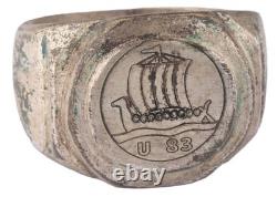 U83 Viking battleship U-boat WW2 German ring naval submarine U-Boot Kriegsmarine