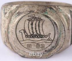U83 Viking battleship U-boat WW2 German ring naval submarine U-Boot Kriegsmarine