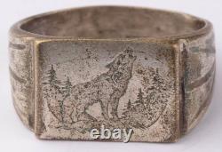 U84 Wolf 1942 Set U-boat WW2 German ring naval submarine U-Boot Kriegsmarine art