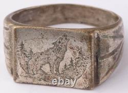 U84 Wolf 1942 Set U-boat WW2 German ring naval submarine U-Boot Kriegsmarine art