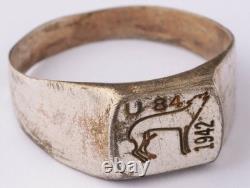 U84 Wolf 1942 Set U-boat WW2 German ring naval submarine U-Boot Kriegsmarine art