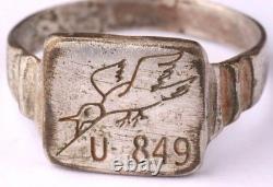 U849 Bird U-boat WW2 German ring naval submarine U-Boot Kriegsmarine Navy WWII