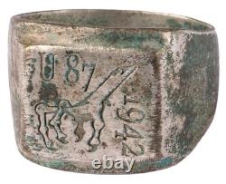 U87 Bird claw 1942 U-boat WW2 German ring naval submarine U-Boot Kriegsmarine