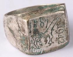 U87 Bird claw 1942 U-boat WW2 German ring naval submarine U-Boot Kriegsmarine