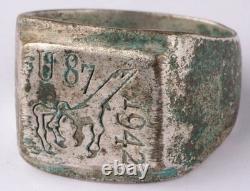 U87 Bird claw 1942 U-boat WW2 German ring naval submarine U-Boot Kriegsmarine