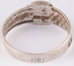 U901 U-boat 800 silver WW2 German ring naval submarine U-Boot Kriegsmarine Navy