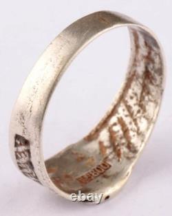 U901 U-boat 800 silver WW2 German ring naval submarine U-Boot Kriegsmarine Navy